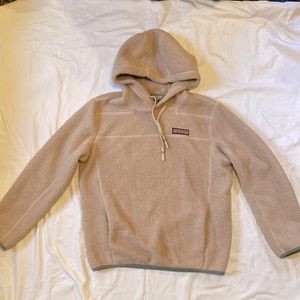 Vineyard Vines hooded pullover fleece with pockets